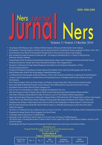 Image of Jurnal Ners Vol. 11 No. 2 Oktober 2016