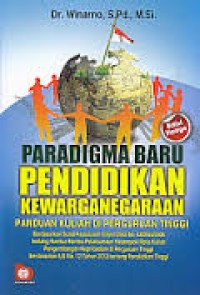 Image of Paradigma Baru Pendidikan Kewarganegaraan: Panduan Kuliah Di Perguruan Tinggi