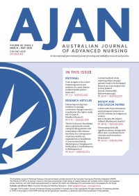 Image of Australian Journal of Advanced Nursing : Vol. 42 No. 1 2025